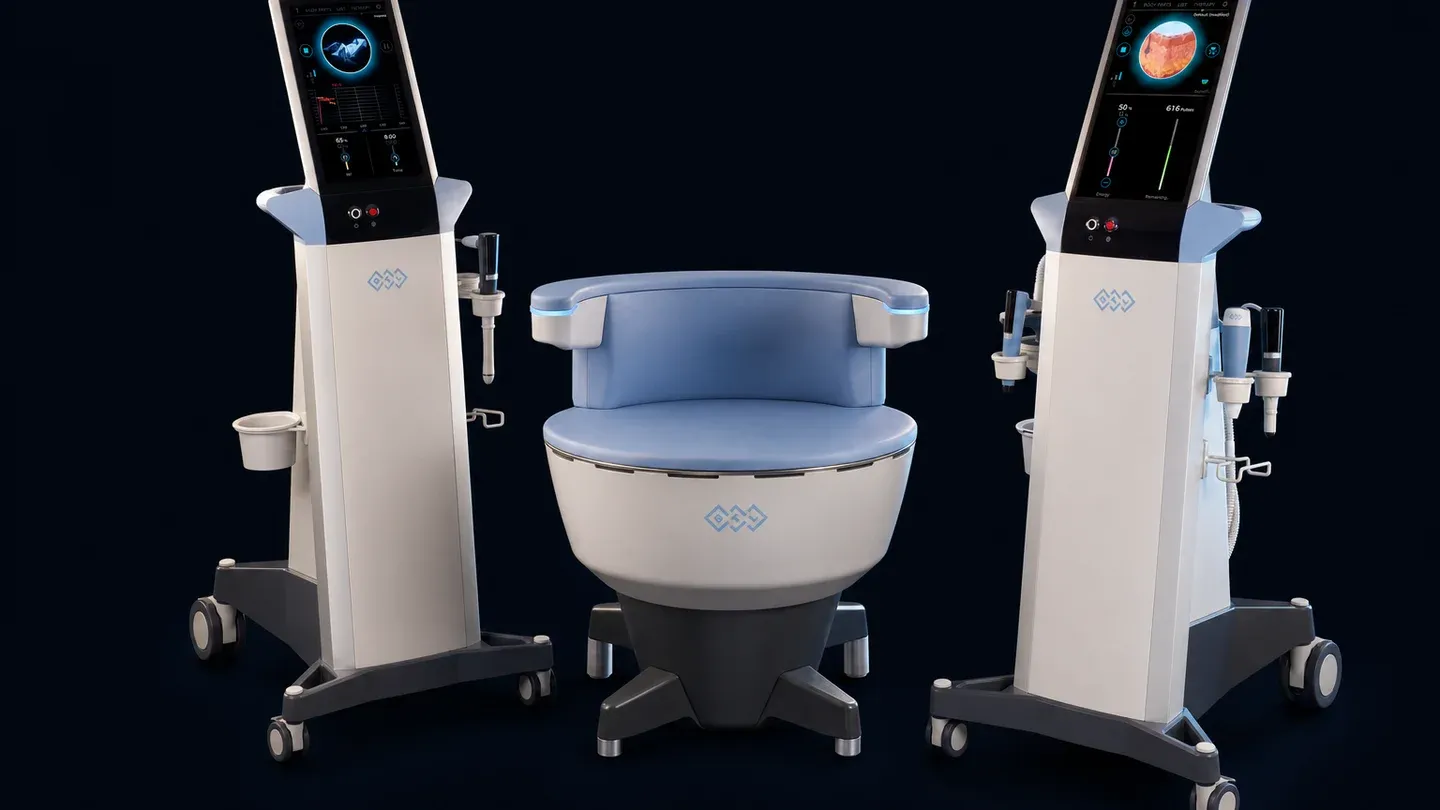 BTL Emfemme 360, Emsella, and Exion devices, three of the platforms Practice Empowered consults on