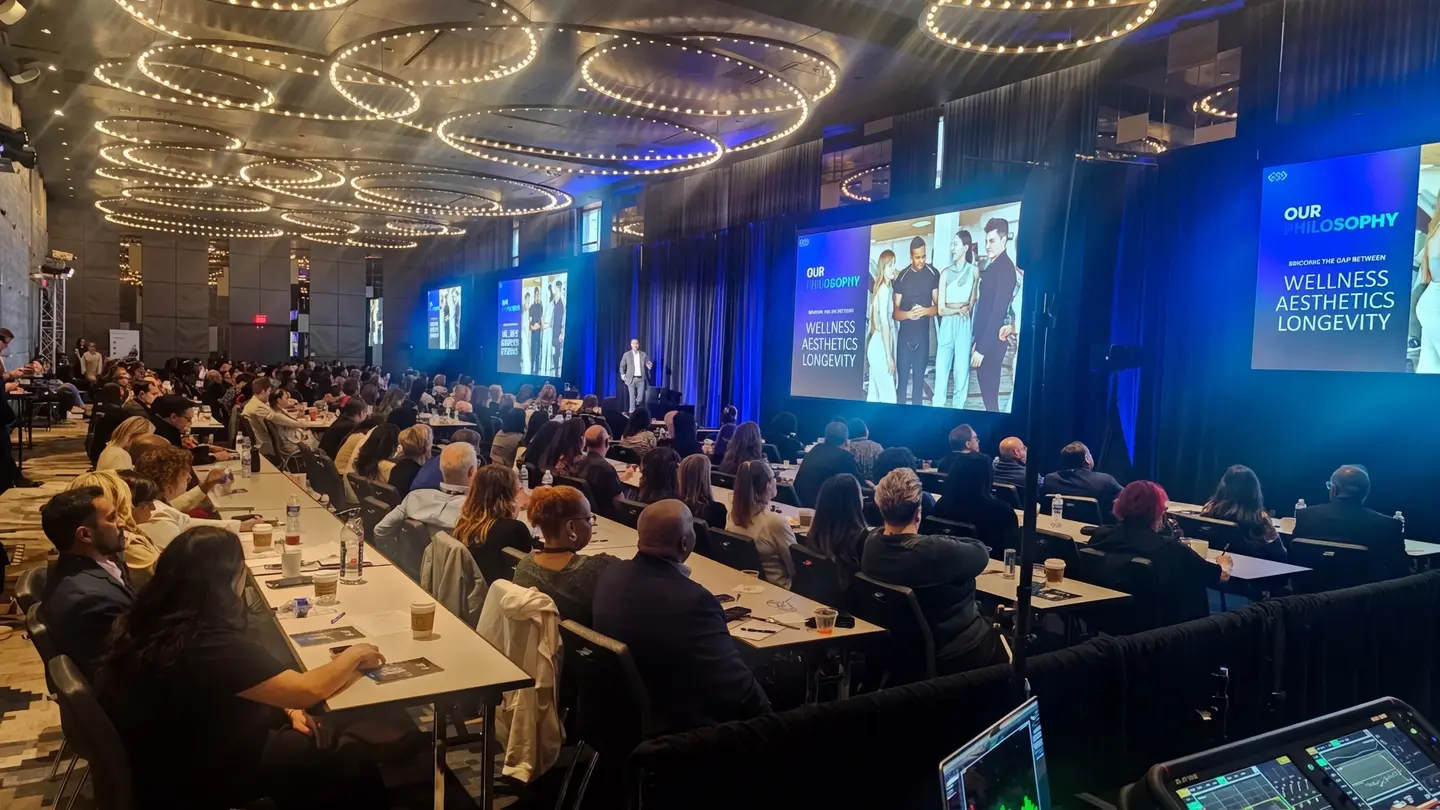 Conference stage presentation